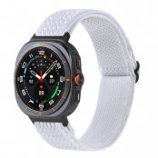 Vävd Nylonarmband Samsung Galaxy Watch Ultra (2025) Vit