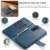 DG.MING 2-i-1 wallet case Samsung Galaxy A57 blå med flera kortplatser