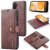 DG.MING 2-in-1 Magnet Wallet Samsung Galaxy A57 röd plånboksfodral med avtagbart magnetskal