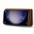 Samsung Galaxy S26 placerad i DG.MING magnet wallet – stående visning