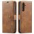 Baksida av Samsung Galaxy S26 med DG.MING magnetfodral i cognac