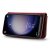 Samsung Galaxy S26 Plus placerad i rött DG.MING magnetfodral – frontvy