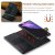 Svart DG.MING 2-in-1 wallet för Galaxy S26 Ultra med vikfunktion