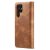 Baksida av Samsung Galaxy S26 Ultra med DG.MING magnetfodral i cognac