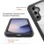 Edge Case till Galaxy A37 i svart med skydd runt skärm och kanter