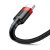 Baseus Cafule USB-C Kabel 2m Röd/Svart bild 5