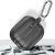 Samsung Galaxy Buds 3 Pro carbon skyddsfodral svart med karbinhake