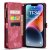 Köp CaseMe Multi-Slot 2 i 1 Plånboksfodral iPhone 14 Rosa Online