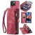 Köp CaseMe Multi-Slot 2 i 1 Plånboksfodral iPhone 14 Rosa Online