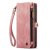 Köp CaseMe Multi-Slot 2 i 1 Plånboksfodral iPhone 14 Rosa Online