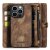 Köp CaseMe Multi-Slot 2 i 1 Plånboksfodral iPhone 15 Pro Brun Online