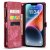 Köp CaseMe Multi-Slot 2 i 1 Plånboksfodral iPhone 15 Pro Röd Online