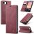 Stilrent rött iPhone 17e plånboksfodral CaseMe Slim