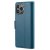 Köp CaseMe Slim Plånboksfodral RFID-skydd iPhone 15 Pro Blå Online