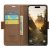 Plånboksfodral RFID-skydd iPhone 16 Plus Brun