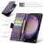 Köp CaseMe Slim Plånboksfodral RFID-skydd Samsung Galaxy S24 Ultra Lila Online