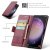 Köp CaseMe Slim Plånboksfodral RFID-skydd Samsung Galaxy S24 Ultra Röd Online