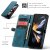 Köp CaseMe Slim Plånboksfodral Samsung Galaxy Z Fold 4 Blå online
