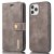 DG.MING 2-in-1 Magnet Wallet iPhone 13 Pro Brown - Techhuset.se