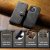 Köp DG.MING 2-in-1 Magnet Wallet iPhone 14 Pro Max Brown Online
