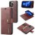 Köp DG.MING 2-in-1 Magnet Wallet iPhone 15 Pro Red Online