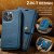 Magnet Wallet iPhone 16 Pro Blue
