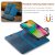 Magnet Wallet iPhone 16 Pro Blue