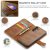 Magnet Wallet Case Samsung Galaxy A54 Cognac