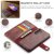 Magnet Wallet Case Samsung Galaxy A54 Red