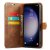 Magnet Wallet Case Samsung Galaxy A36 Cognac