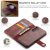 Magnet Wallet Case Samsung Galaxy A56 Röd