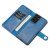 DG.MING 2-in-1 Magnet Wallet Samsung Galaxy S21 Ultra Blue - Techhuset.se