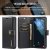 Köp DG.MING 2-in-1 Magnet Wallet Samsung Galaxy S24 Plus Black Online