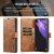 Köp DG.MING 2-in-1 Magnet Wallet Samsung Galaxy S24 Ultra Cognac Online