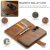 Magnet Wallet Samsung Galaxy S25 Edge Cognac