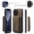 Köp DG.MING 2 in 1 Magnetic Card Slot Case iPhone 15 Pro Brown Online