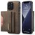 Köp DG.MING 2 in 1 Magnetic Card Slot Case iPhone 15 Pro Brown Online