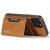 Köp DG.MING 2 in 1 Magnetic Card Slot Case iPhone 15 Pro Max Cognac Online