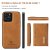 Köp DG.MING 2 in 1 Magnetic Card Slot Case iPhone 15 Pro Max Cognac Online