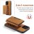 Köp DG.MING 2 in 1 Magnetic Card Slot Case iPhone 15 Pro Max Cognac Online