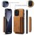 Köp DG.MING 2 in 1 Magnetic Card Slot Case iPhone 15 Pro Max Cognac Online