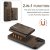 Card Slot Case iPhone 16 Brown