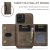 Magnetic Card Slot Case iPhone 16 Pro Brown