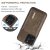 Magnetic Card Slot Case iPhone 16 Pro Brown