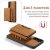 Köp DG.MING 2 in 1 Magnetic Card Slot Case Samsung Galaxy S23 Cognac Online