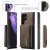 Köp DG.MING 2 in 1 Magnetic Card Slot Case Samsung Galaxy S23 Ultra Brown Online