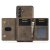 Magnetic Card Slot Case Samsung Galaxy S25 Brown