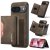 Magnetic Card Slot Case Google Pixel 9 Pro Brown