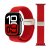 Rött nylonarmband elastiskt för Apple Watch Ultra 2 – magnetiskt spänne och stilren look