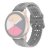 Köp Flower Silikonarmband Samsung Galaxy Watch 4 40/42/44/46 mm Grå Online